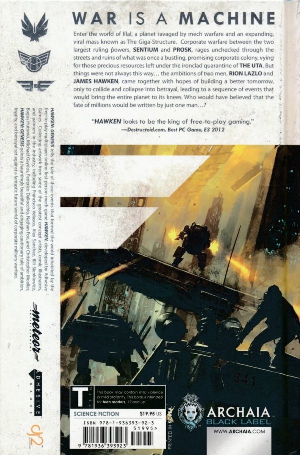 HAWKEN GENESIS HC [9781936393923]