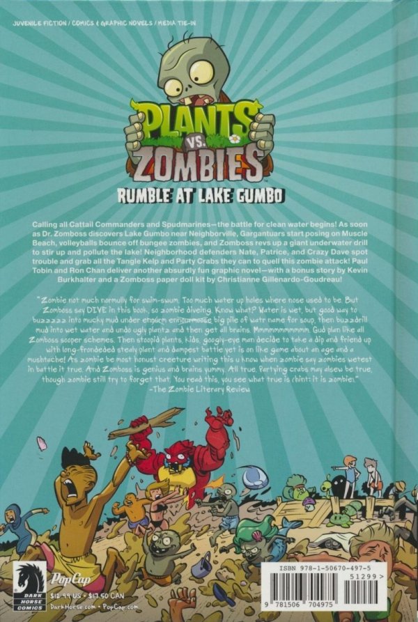 PLANTS VS ZOMBIES RUMBLE AT LAKE GUMBO HC [9781506704975]