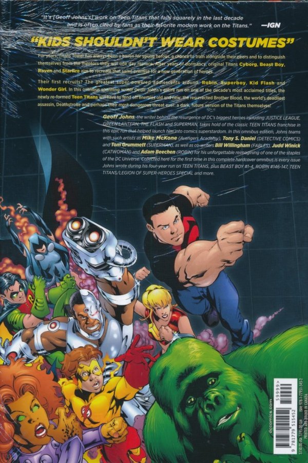 TEEN TITANS BY GEOFF JOHNS OMNIBUS HC [9781779515452] **promocja TOMY**