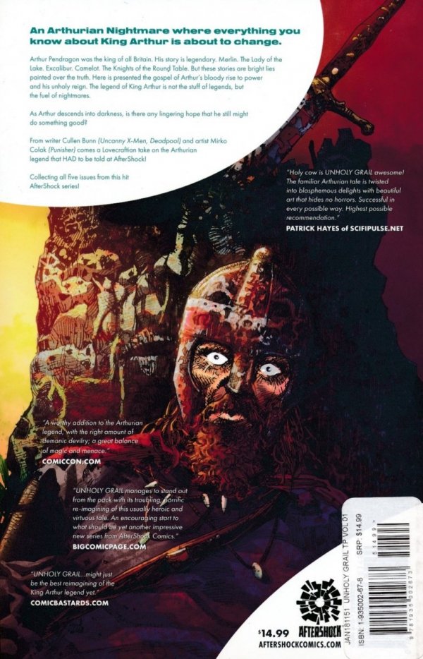 UNHOLY GRAIL VOL 01 SIEGE PERILOUS TP [9781935002673] **promocja TOMY**