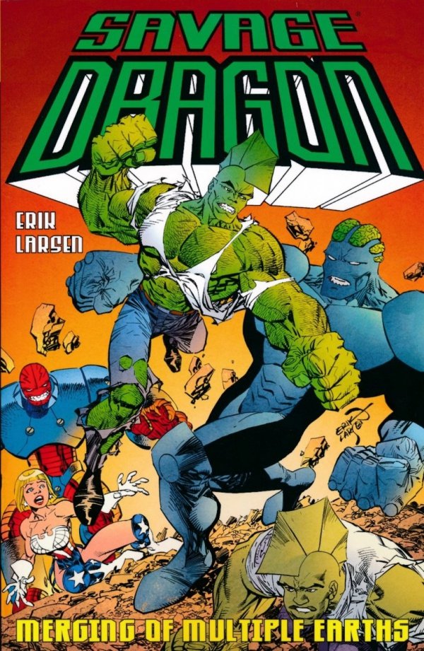 SAVAGE DRAGON MERGING OF MULTIPLE EARTHS TP [9781534307988]