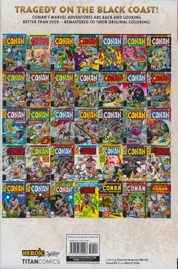 CONAN THE BARBARIAN THE ORIGINAL COMICS OMNIBUS VOL 04 HC [STANDARD] [9781787744097] **promocja TOMY**