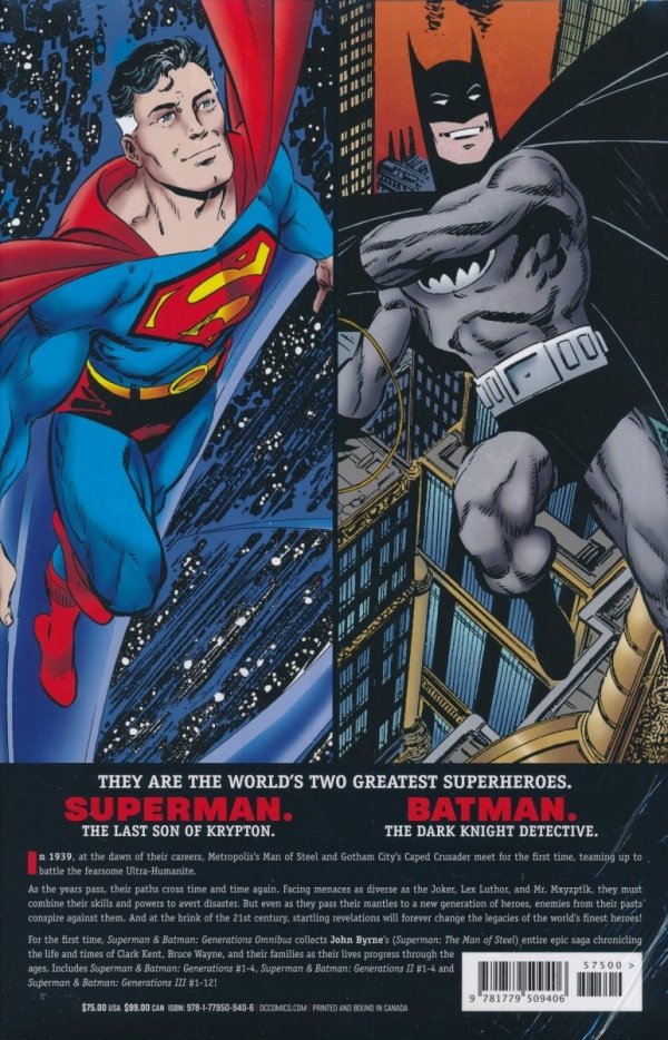 SUPERMAN AND BATMAN GENERATIONS OMNIBUS HC [9781779509406] **OFERTA SPECJALNA**