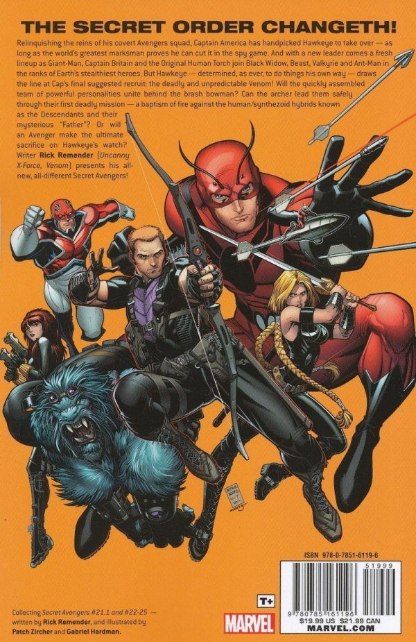 SECRET AVENGERS BY RICK REMENDER VOL 01 TP [9780785161196] **PROMOCJA TOMY**