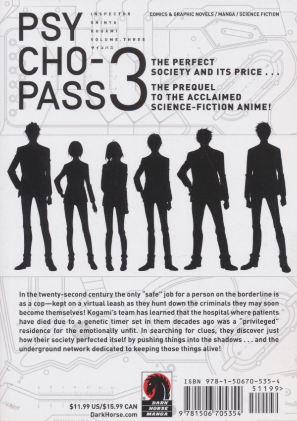 PSYCHO-PASS INSPECTOR SHINYA KOGAMI VOL 03 TP [9781506705354]