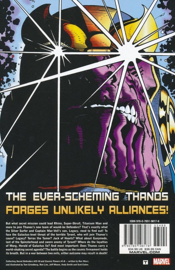 THANOS COSMIC POWERS TP [9780785198178] **promocja TOMY**