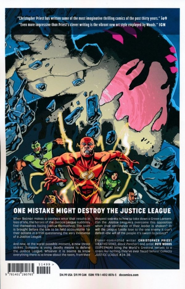 JUSTICE LEAGUE VOL 06 THE PEOPLE VS THE JUSTICE LEAGUE TP [9781401280765] **promocja TOMY**