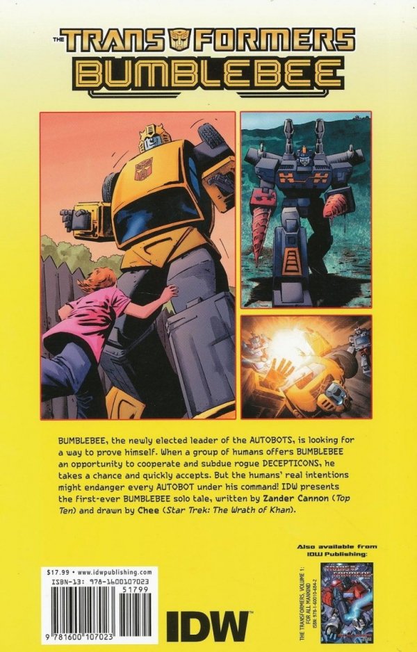 TRANSFORMERS BUMBLEBEE TP [9781600107023]