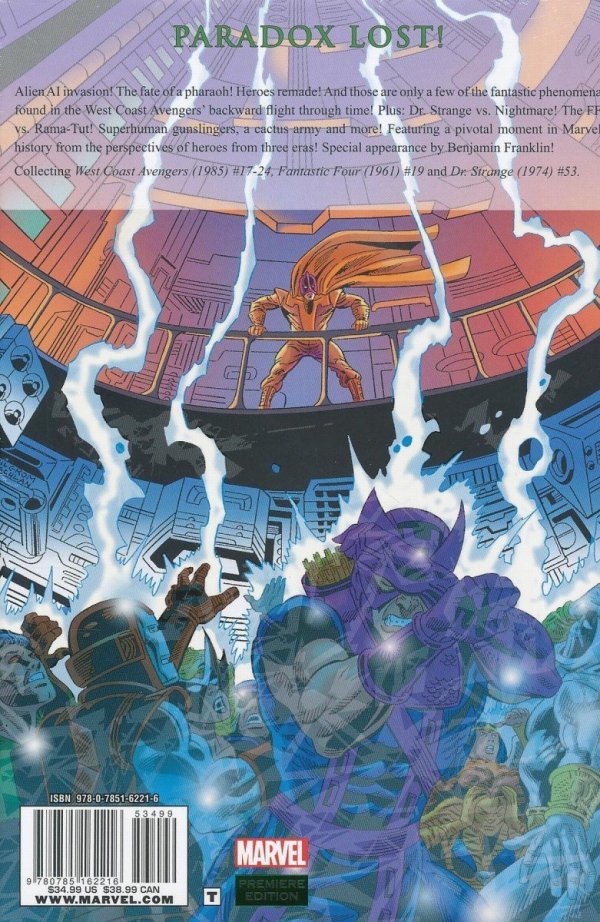 AVENGERS WEST COAST AVENGERS LOST IN SPACE-TIME HC [STANDARD] [9780785162216] **promocja TOMY**