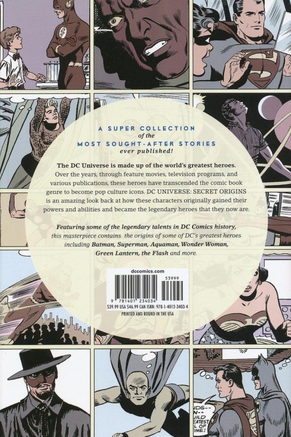 DC UNIVERSE SECRET ORIGINS HC [9781401234034]