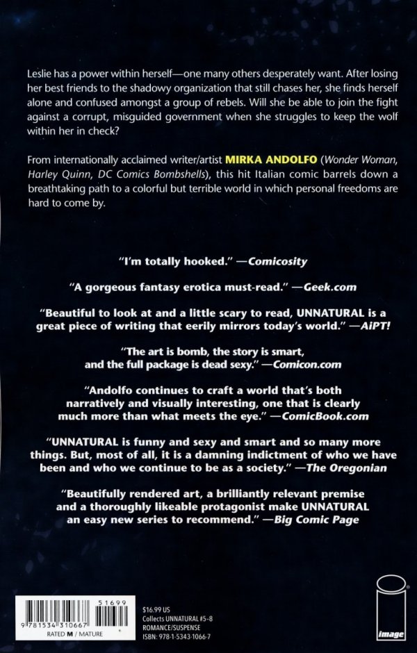 UNNATURAL VOL 02 THE HUNT TP [9781534310667]