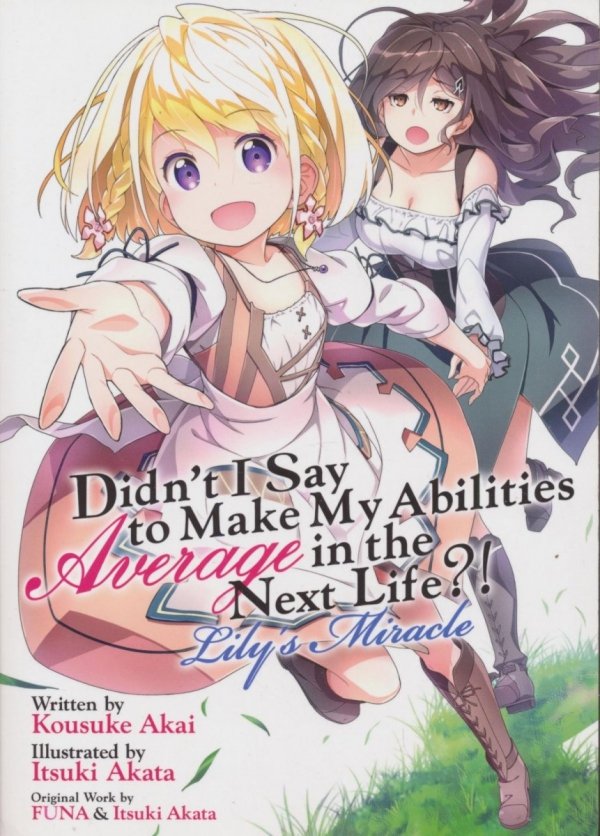 DIDNT I SAY TO MAKE MY ABILITIES AVERAGE IN THE NEXT LIFE LILYS MIRACLE LIGHT NOVEL TP [9781648273353]