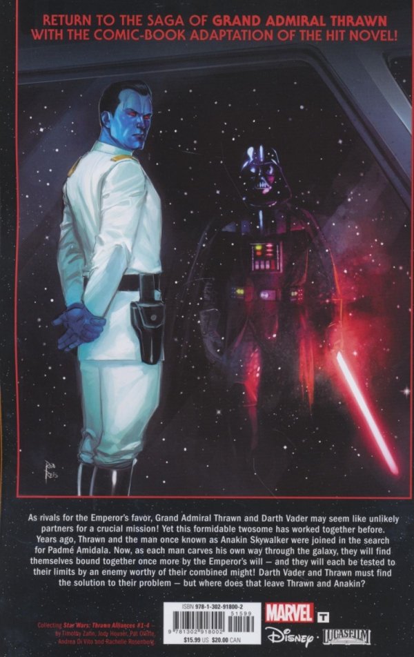 STAR WARS THRAWN ALLIANCES TP [9781302918002]