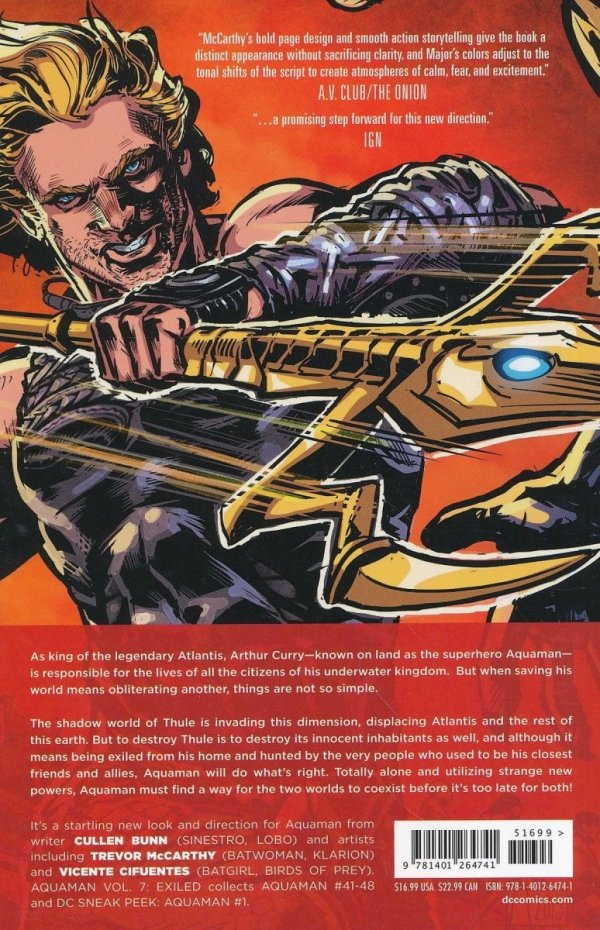 AQUAMAN VOL 07 EXILED TP [9781401264741]