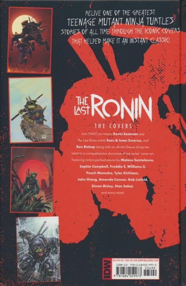 TEENAGE MUTANT NINJA TURTLES THE LAST RONIN THE COVERS HC [9781684059973]