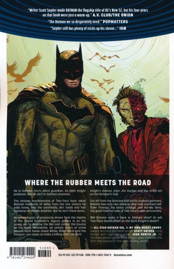 ALL-STAR BATMAN VOL 01 MY OWN WORST ENEMY TP [9781401274429]