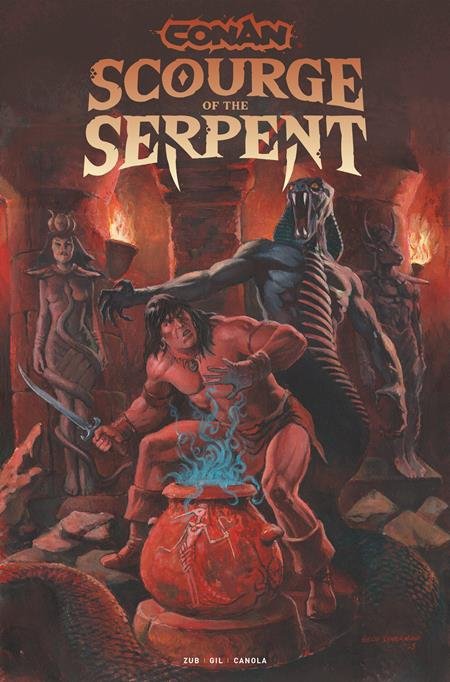 CONAN THE BARBARIAN SCOURGE OF THE SERPENT #1 CVR C GEOF ISHERWOOD VAR [65946038031500131]