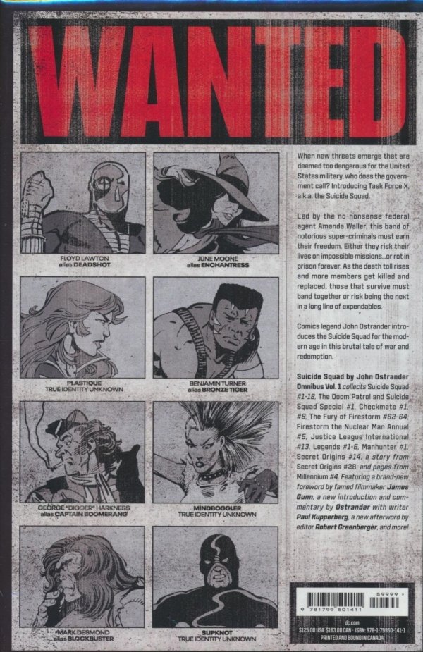 SUICIDE SQUAD BY JOHN OSTRANDER OMNIBUS VOL 01 HC [9781799501411]