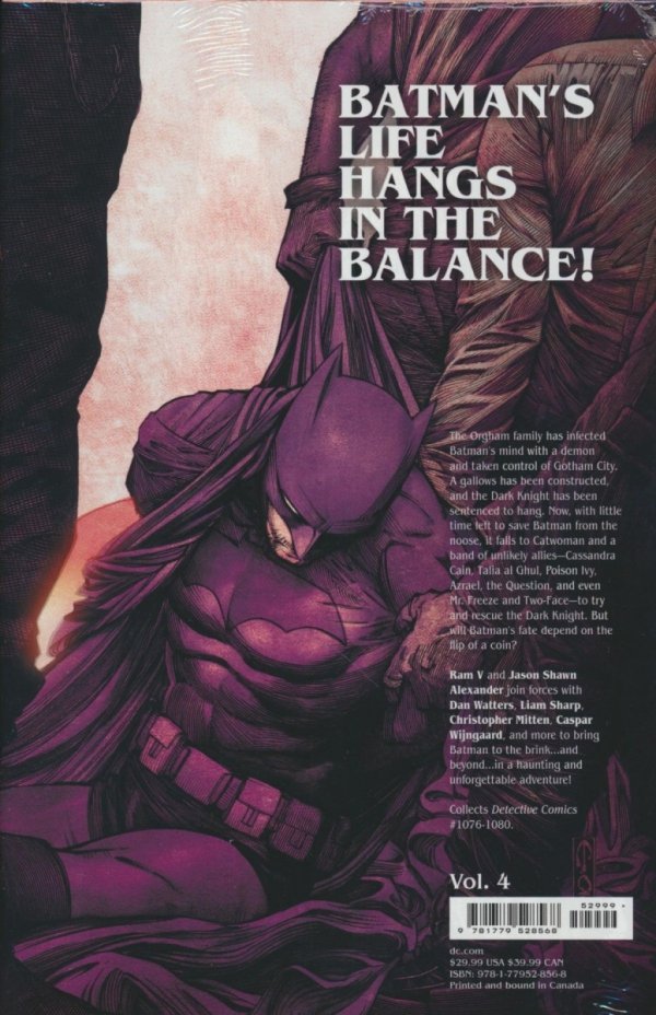 BATMAN DETECTIVE COMICS VOL 04 GOTHAM NOCTURNE INTERMEZZO BATMAN OUTLAW HC [9781779528568]