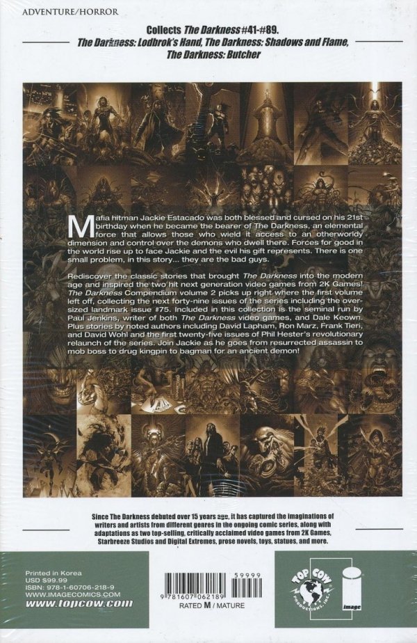 DARKNESS COMPENDIUM VOL 02 HC [9781607062189] **promocja TOMY**
