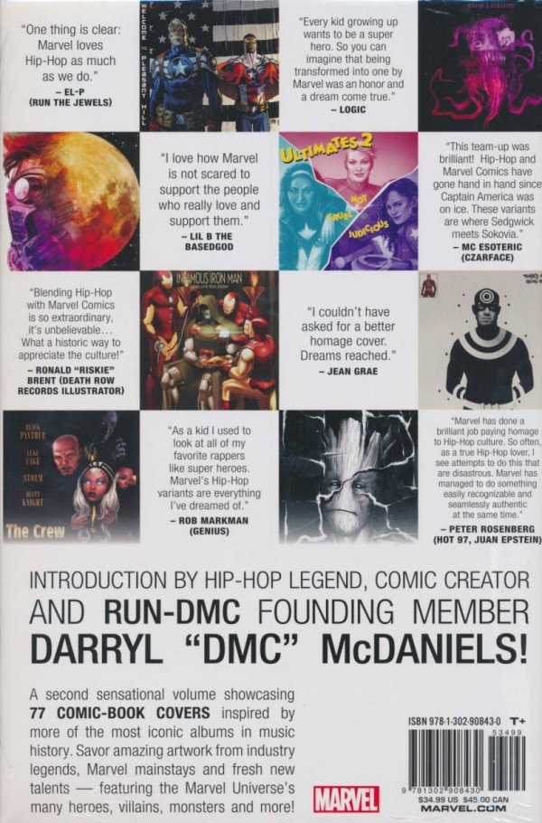 MARVEL HIP-HOP COVERS VOL 02 HC [9781302908430] **promocja TOMY**