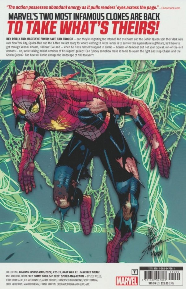 AMAZING SPIDER-MAN VOL 04 DARK WEB TP [9781302947361] **OFERTA SPECJALNA**