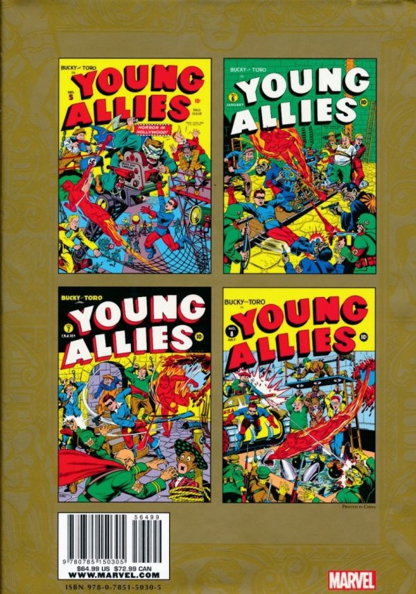 MARVEL MASTERWORKS GOLDEN AGE YOUNG ALLIES VOL 02 HC [STANDARD] [9780785150305]