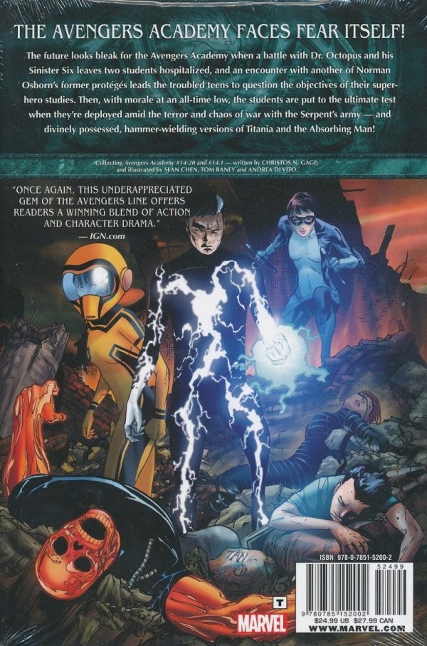 FEAR ITSELF AVENGERS ACADEMY HC [9780785152002] **promocja TOMY**