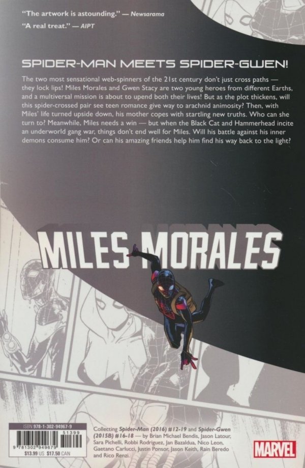 MILES MORALES THE AVENGING AVENGER TP [9781302949679]
