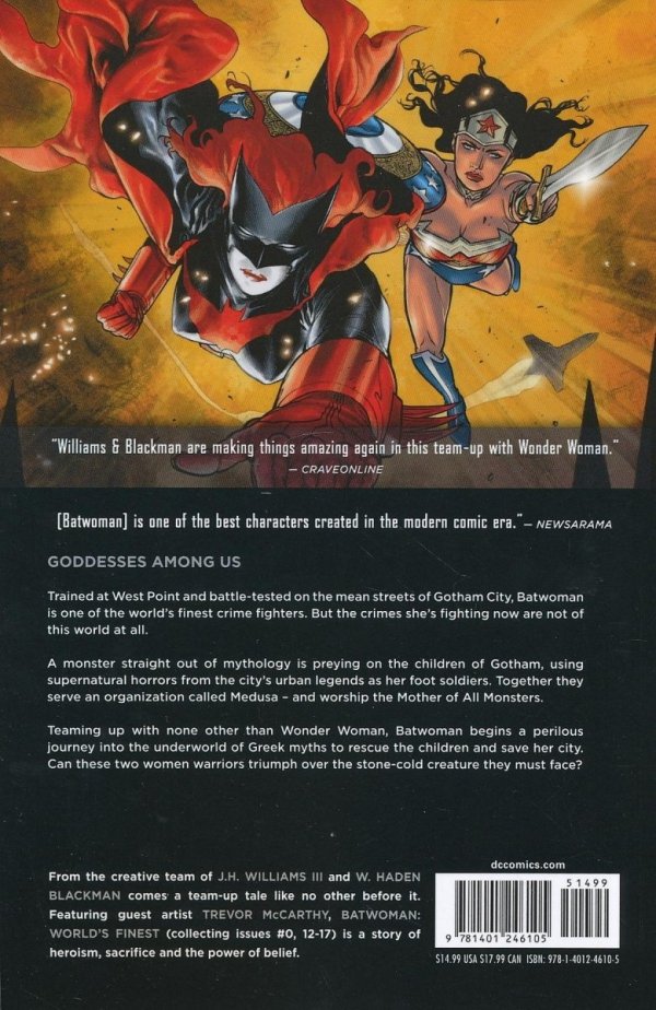 BATWOMAN VOL 03 WORLDS FINEST TP [9781401246105]