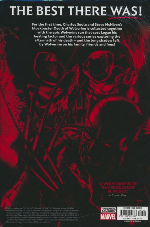 DEATH OF WOLVERINE OMNIBUS HC [VARIANT] [9781302959883] **OFERTA SPECJALNA**