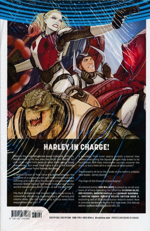 SUICIDE SQUAD REBIRTH DELUXE EDITION VOL 03 HC [9781401285166] **promocja TOMY**
