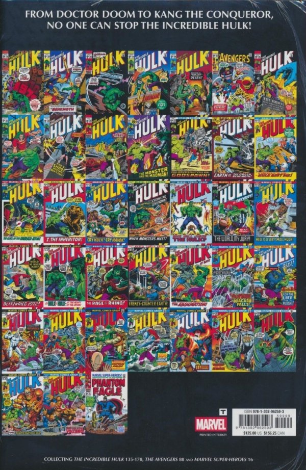 INCREDIBLE HULK OMNIBUS VOL 03 HC [STANDARD] [9781302962593]