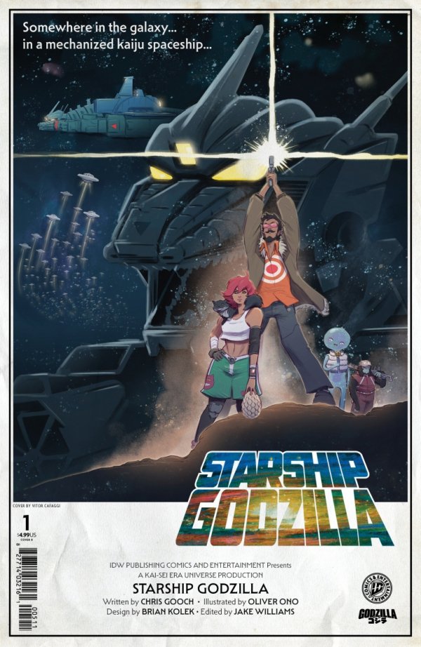 STARSHIP GODZILLA KAI-SEI ERA #1 VARIANT C CAFAGGI [82771403459200131]