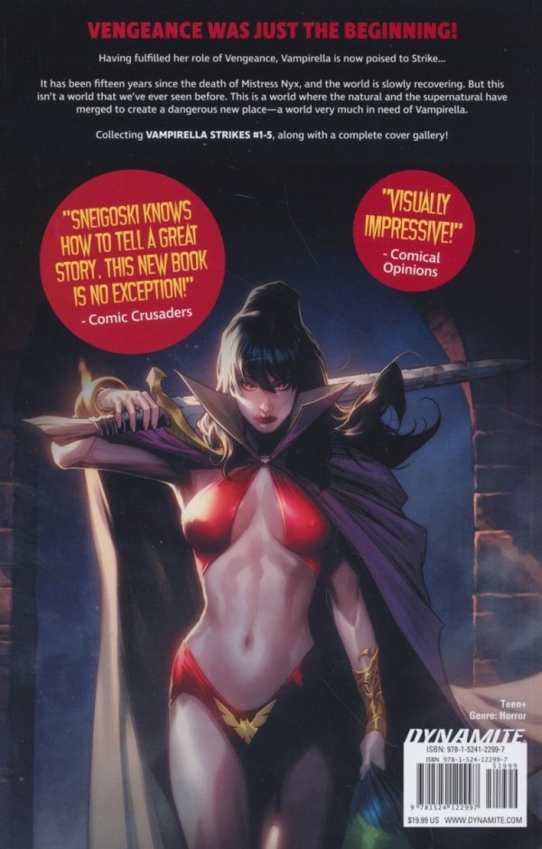 VAMPIRELLA STRIKES VOL 01 HELL ON EARTH TP [9781524122997] **promocja TOMY**