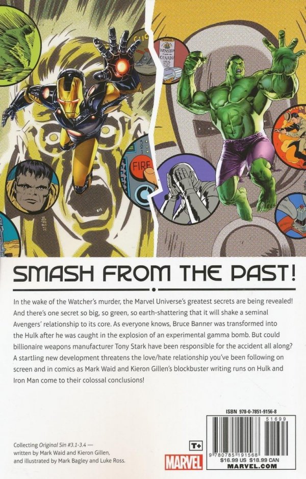 ORIGINAL SIN HULK VS IRON MAN TP [9780785191568] **promocja TOMY**