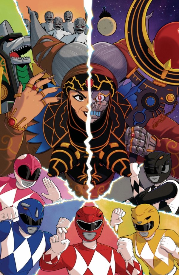 MIGHTY MORPHIN POWER RANGERS RITAS REWIND #1 B VARIANT DRESSED GREGSON [84428401271301021]