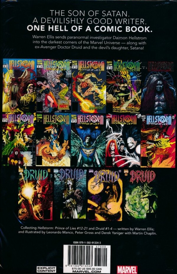 HELLSTORM BY WARREN ELLIS OMNIBUS HC [STANDARD] [9781302913243] **promocja TOMY**