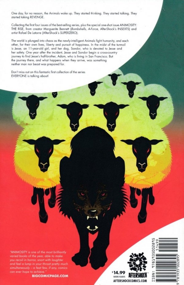 ANIMOSITY VOL 01 THE WAKE TP [9781935002895] **promocja TOMY**