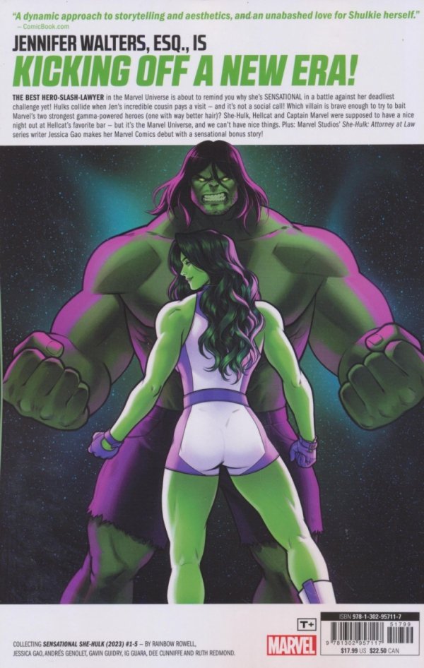 SHE-HULK VOL 04 JEN-SATIONAL TP [9781302957117] **OFERTA SPECJALNA**