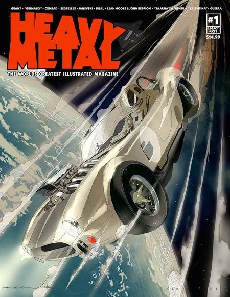 HEAVY METAL MAGAZINE #1 CVR D GRANT GRIMALDI [85007130300100141]