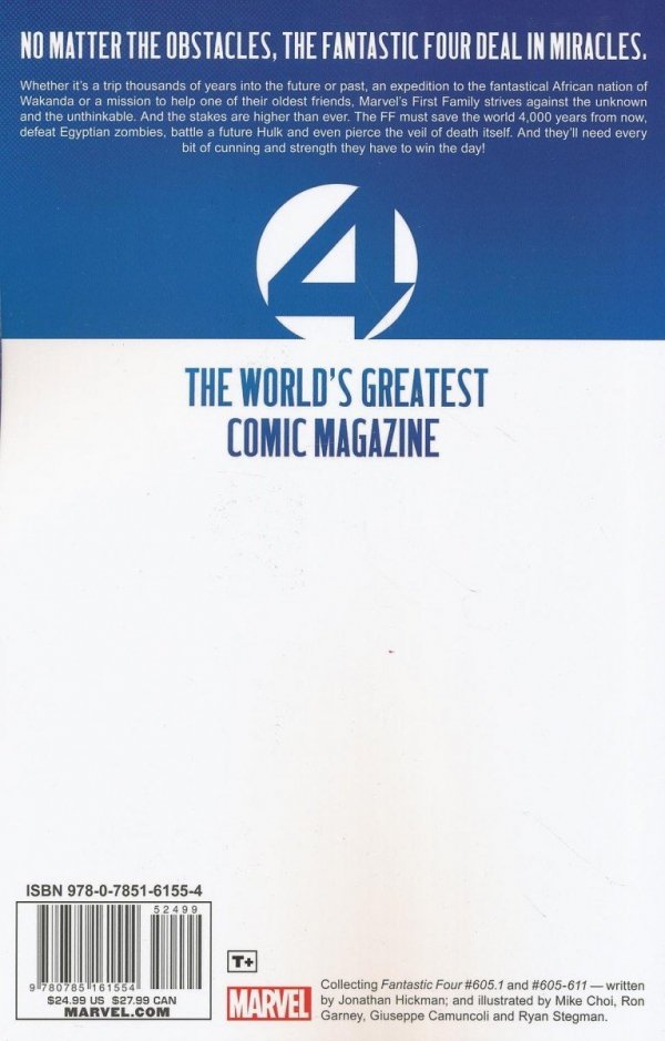 FANTASTIC FOUR BY JONATHAN HICKMAN VOL 06 TP [9780785161554]