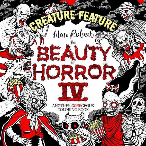 BEAUTY OF HORROR CREATURE FEATURE COLORING BOOK TP [9781684057085]