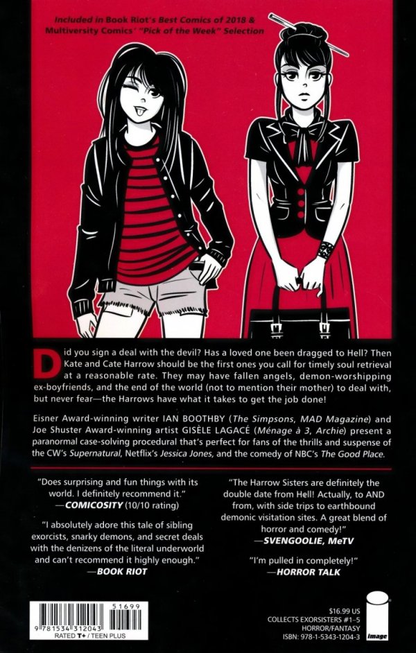 EXORSISTERS VOL 01 TP [9781534312043] **OFERTA SPECJALNA**