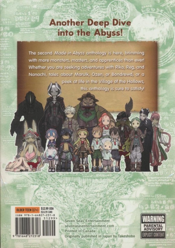 MADE IN ABYSS OFFICIAL ANTHOLOGY VOL 02 A DANGEROUS HOLE TP [9781648272318]