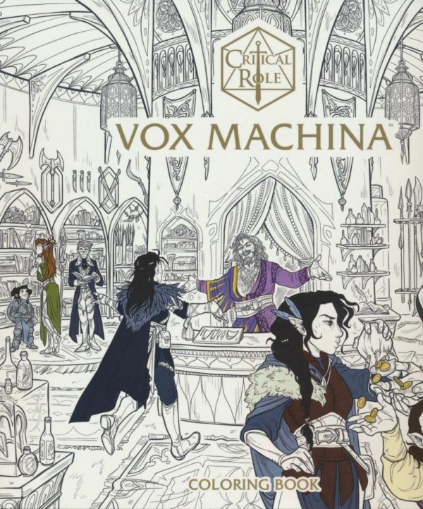 CRITICAL ROLE VOX MACHINA COLORING BOOK TP [9781506734248]