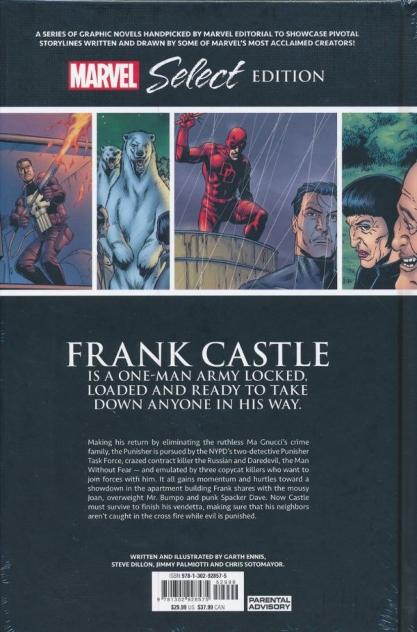 PUNISHER WELCOME BACK FRANK MARVEL SELECT EDITION HC [9781302928575] **OFERTA SPECJALNA**