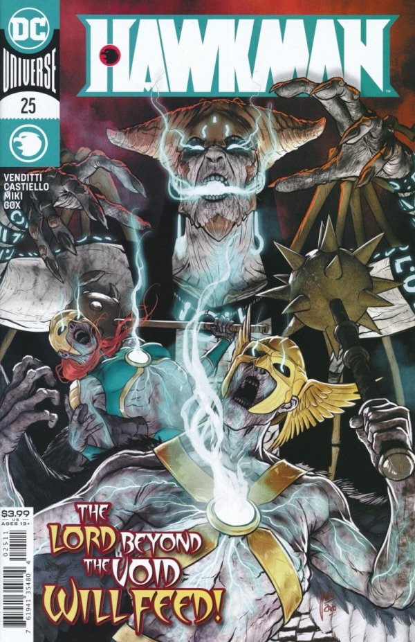 HAWKMAN [35480] #25 CVR A [76194135480402511] **promocja ZESZYTY**