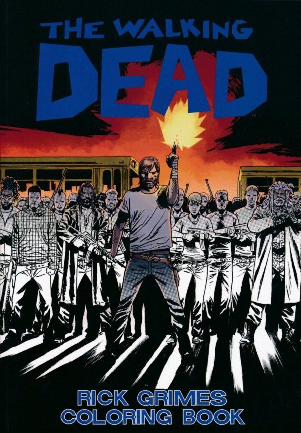 WALKING DEAD RICK GRIMES COLORING BOOK TP [9781534300033]