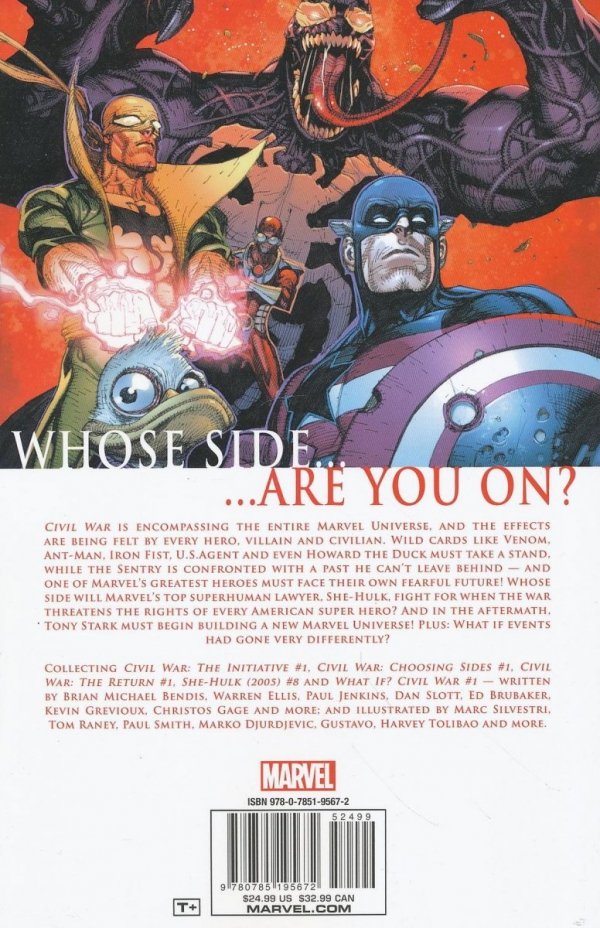 CIVIL WAR MARVEL UNIVERSE TP [9780785195672] **PROMOCJA TOMY**